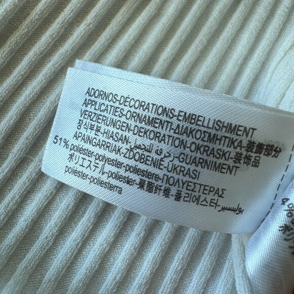 ZARA Ribbed Knit Peplum Tank – Size S – Never Worn - Picture 12 of 13